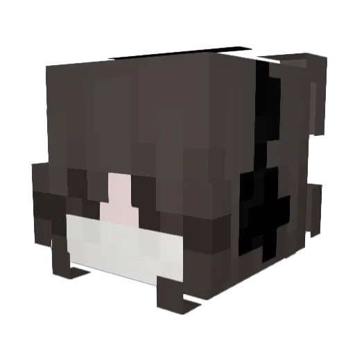 Xytsirhc Minecraft avatar head, 3D render