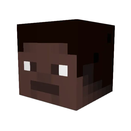 Xyvernee Minecraft avatar head, 3D render