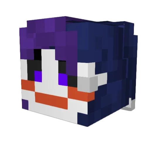 Minecraft-Avatar von Xywire: Kopf als 3D-Render