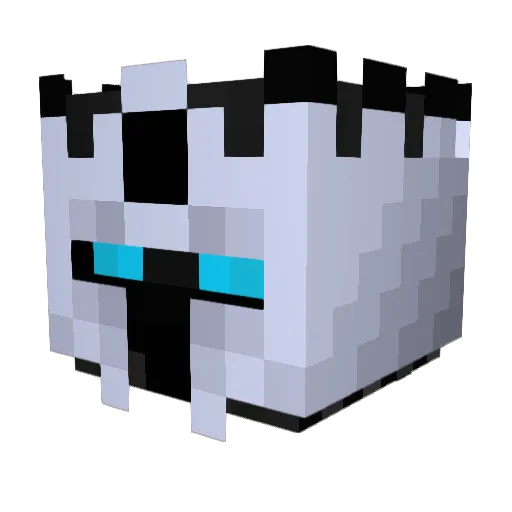 XzerosX Minecraft avatar head, 3D render