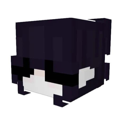 Xzynner Minecraft avatar head, 3D render