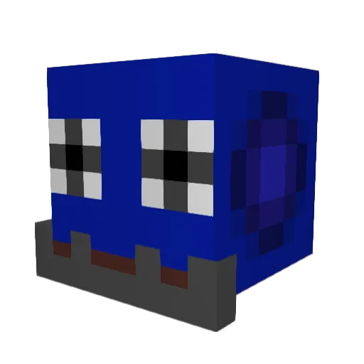 Xzyrian Minecraft avatar head, 3D render