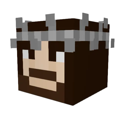 Y0RY0_22 Minecraft avatar head, 3D render
