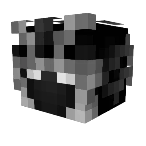 Y0UNISBAE Minecraft avatar head, 3D render