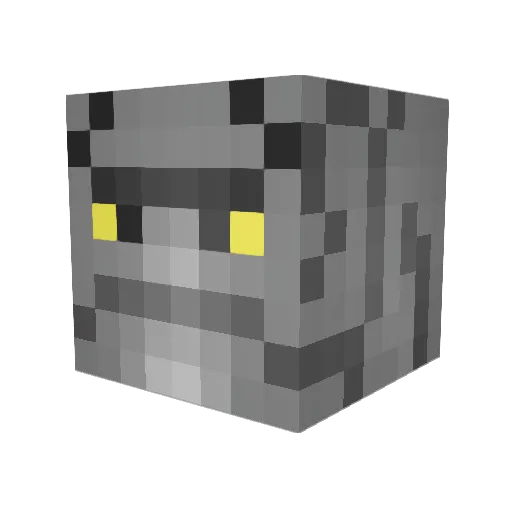 Y0gS0th0th Minecraft avatar head, 3D render