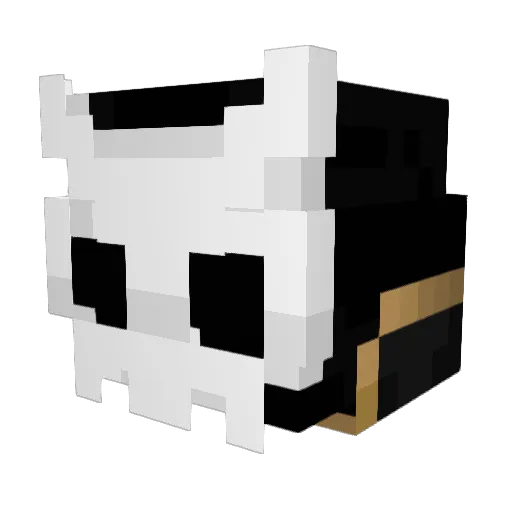 Y0rex Minecraft avatar head, 3D render