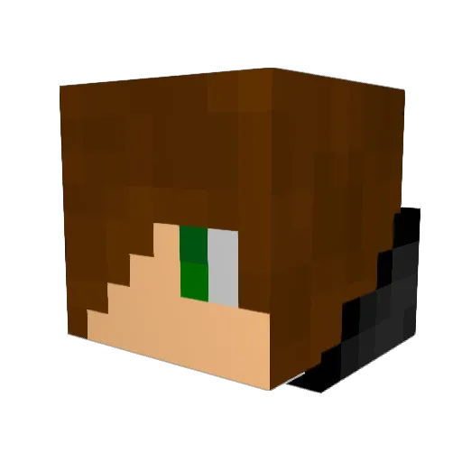 Y0uNgStAr445 Minecraft avatar head, 3D render