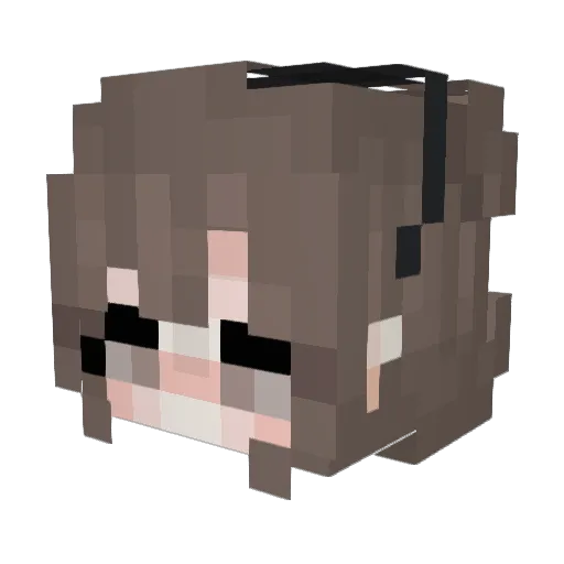 Y0ur_Senpa1 Minecraft avatar head, 3D render