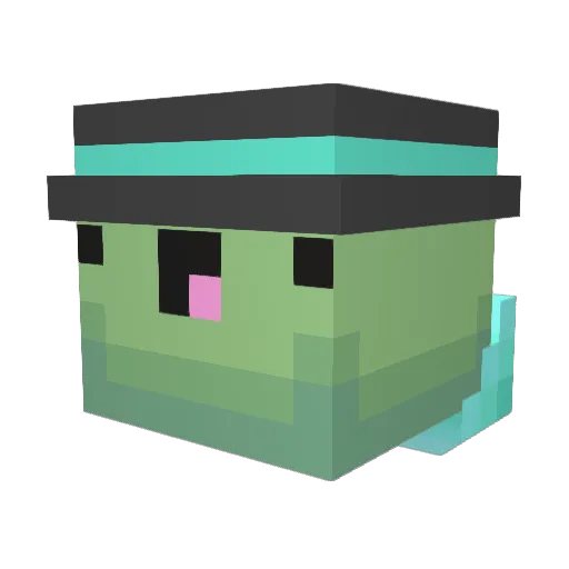 Y0urfriend Minecraft avatar head, 3D render