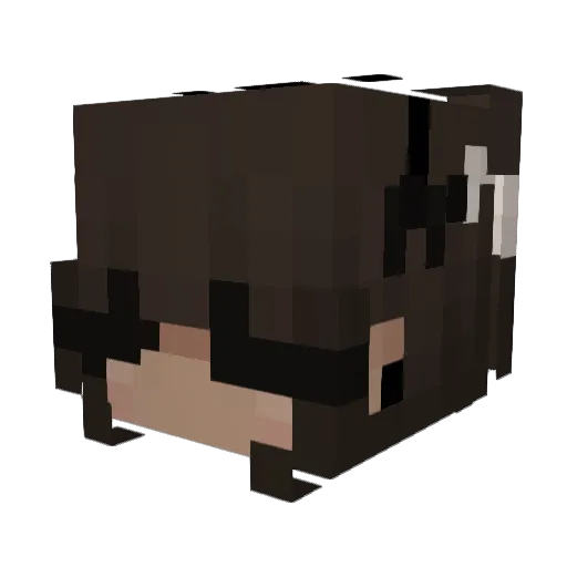 Y2kBritt Minecraft avatar head, 3D render