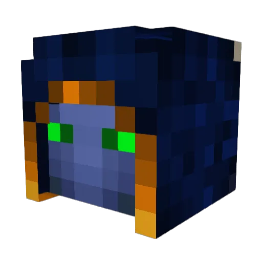 Y3NOX Minecraft avatar head, 3D render