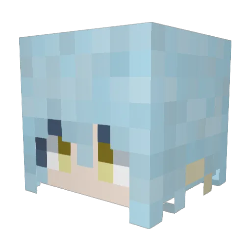 Y4K5H6 Minecraft avatar head, 3D render