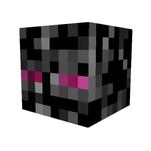 Y8_A0 Minecraft avatar head, 3D render