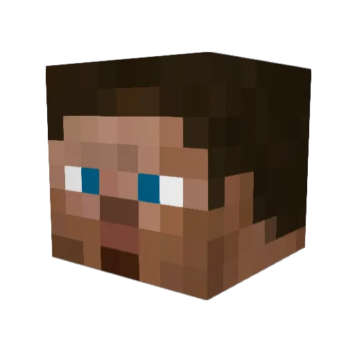YAHOOUSER69 Minecraft avatar head, 3D render