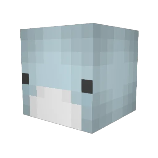 YAHYUH Minecraft avatar head, 3D render