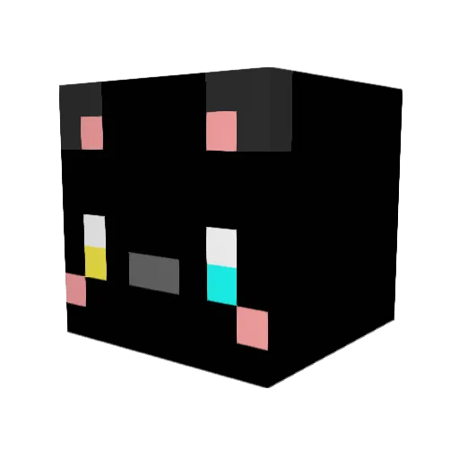 YAKISOBAKINGU Minecraft avatar head, 3D render