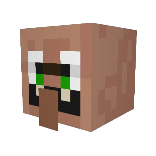YAKUZARASHI Minecraft avatar head, 3D render