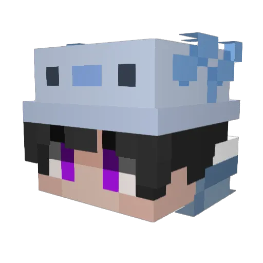 YALLA_VINDEN Minecraft avatar head, 3D render