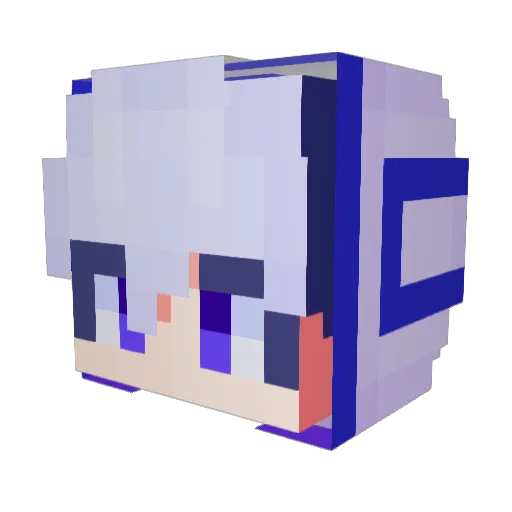 YAMASUGI_ Minecraft avatar head, 3D render