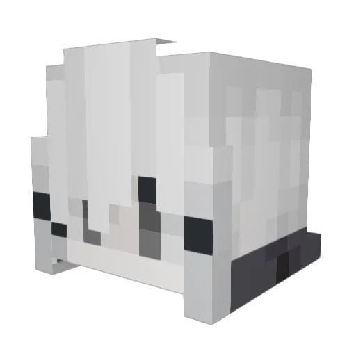YAMULE Minecraft avatar head, 3D render