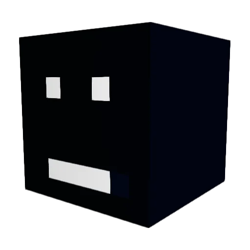 YANA_RHOADES Minecraft avatar head, 3D render