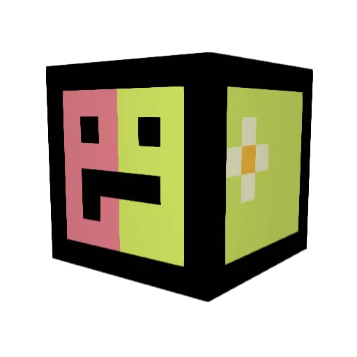 YASHMANAN Minecraft avatar head, 3D render