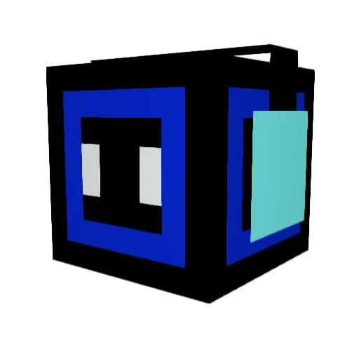 YASSHU Minecraft avatar head, 3D render