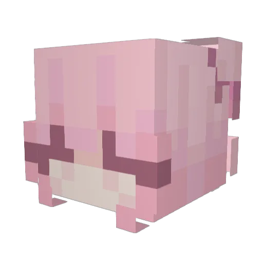 YBLingemm Minecraft avatar head, 3D render