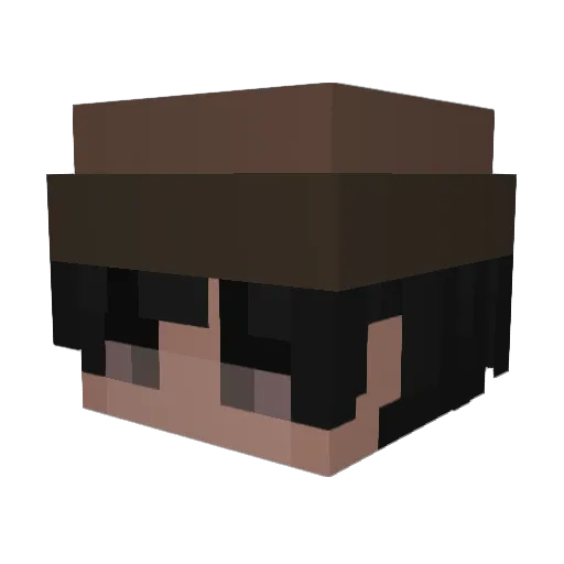 YChrissy Minecraft avatar head, 3D render