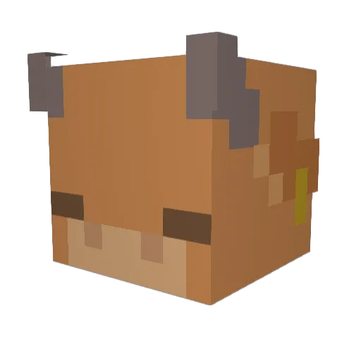 YD2DoYdIeF Minecraft avatar head, 3D render