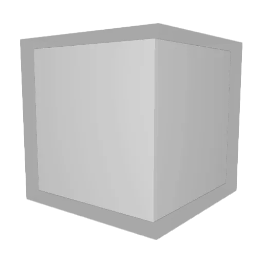YDG0706 Minecraft avatar head, 3D render