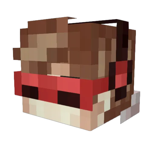 YEAGER_OG Minecraft avatar head, 3D render