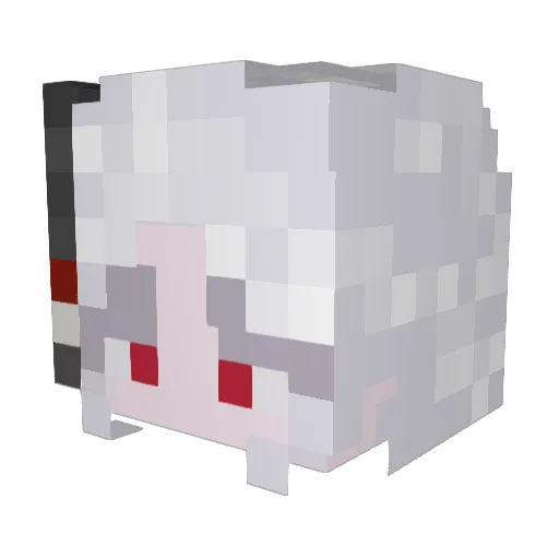 YEAH9867 Minecraft avatar head, 3D render