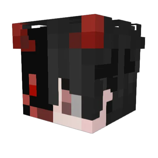 YEAHBABY13 Minecraft avatar head, 3D render