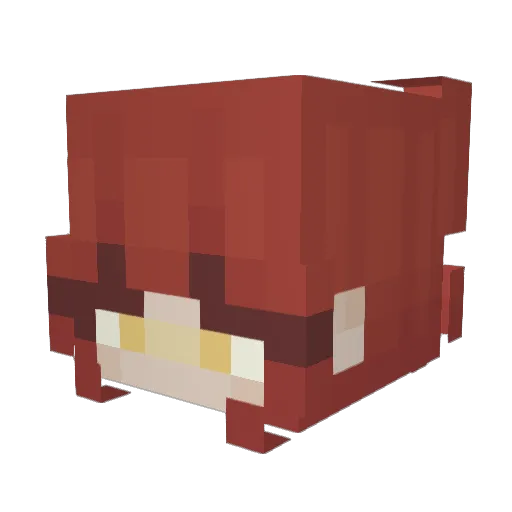 YECAO42 Minecraft avatar head, 3D render