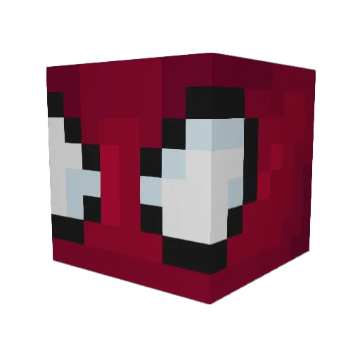 YEEEEOUUUCH Minecraft avatar head, 3D render