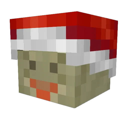 YEEGGB Minecraft avatar head, 3D render