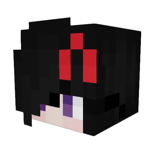 YEETSONIC Minecraft avatar head, 3D render