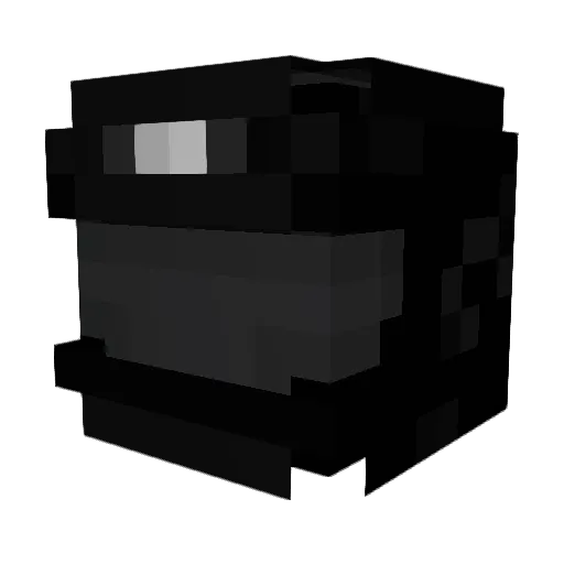 YEEZUS7274 Minecraft avatar head, 3D render