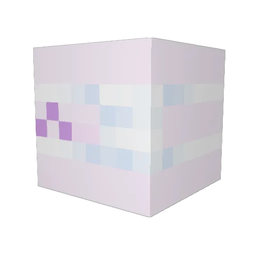 YEEee_E Minecraft avatar head, 3D render