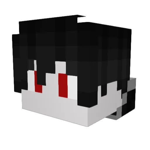 YEMOMOMO Minecraft avatar head, 3D render