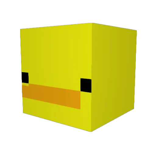 YEOP823 Minecraft avatar head, 3D render