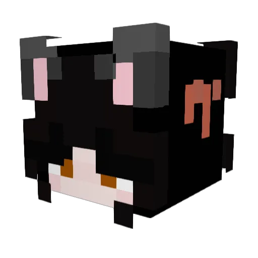 YEPSmoge Minecraft avatar head, 3D render