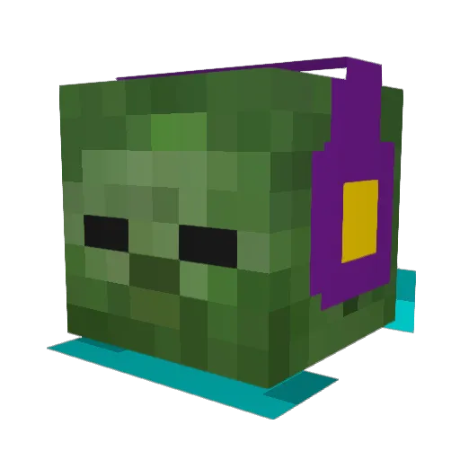 YES_im_taco1337 Minecraft avatar head, 3D render