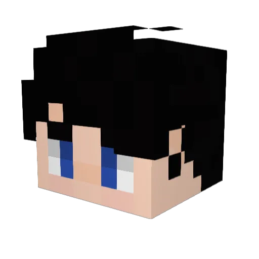 YETI2728 Minecraft avatar head, 3D render