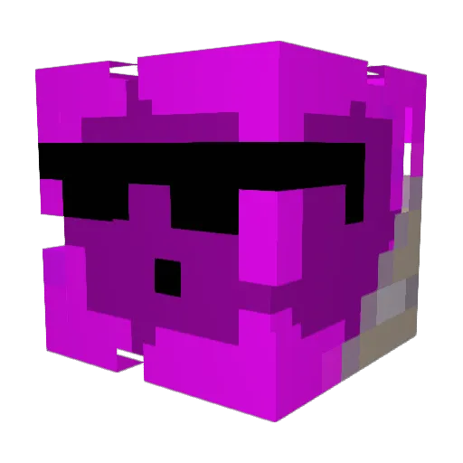 YETIX Minecraft avatar head, 3D render