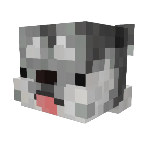 YFigoli Minecraft avatar head, 3D render