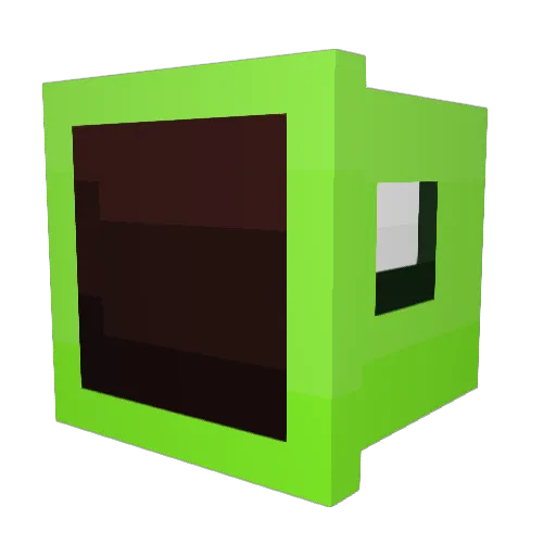 YGBTJT Minecraft avatar head, 3D render