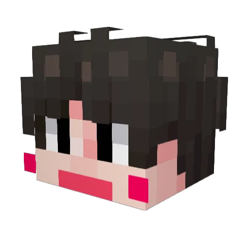 YGF_Boss Minecraft avatar head, 3D render