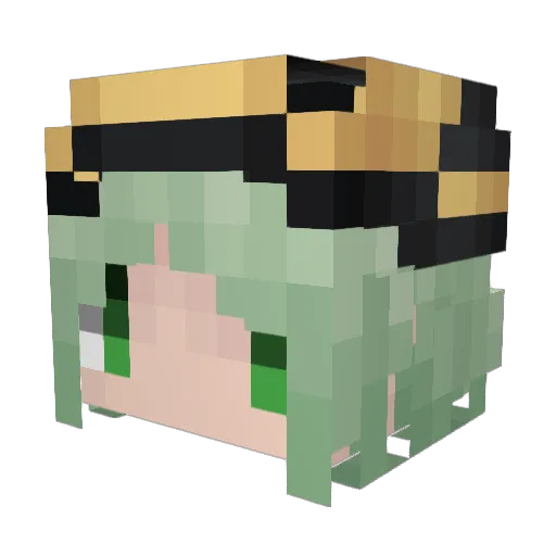 YGizzzz Minecraft avatar head, 3D render